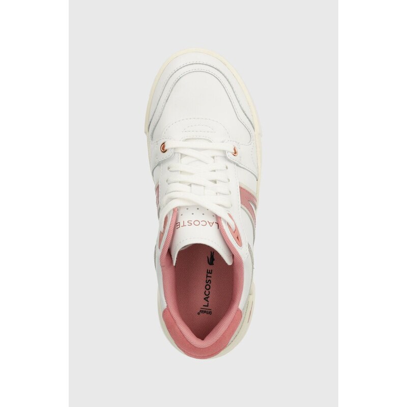 Sneakers boty Lacoste L002 Evo Leather bílá barva, 47SFA0050