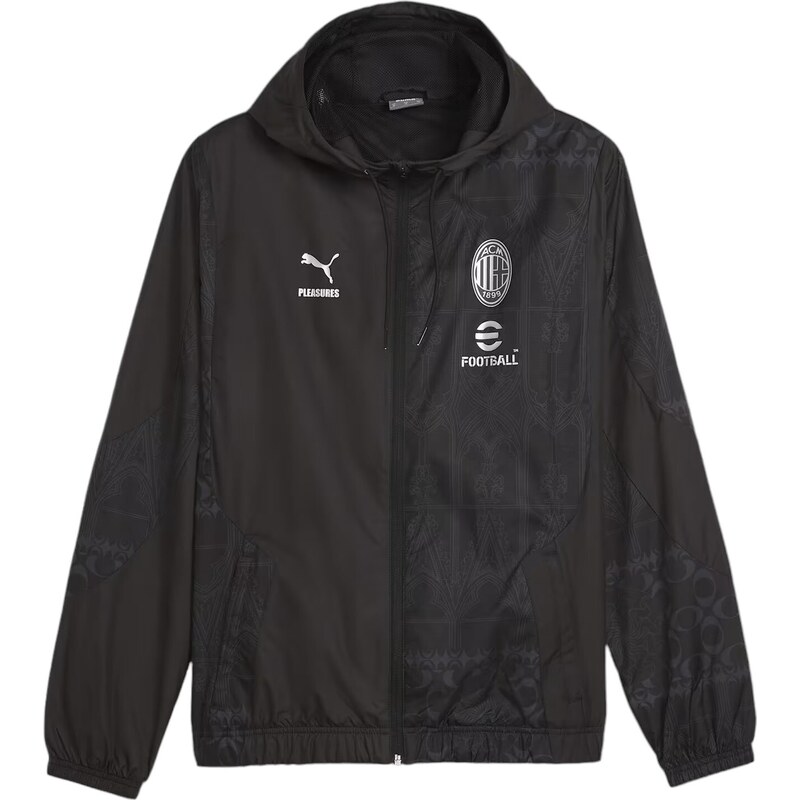 Bunda s kapucí Puma AC Milan x Pleasures Prematch Jacket 776092-01