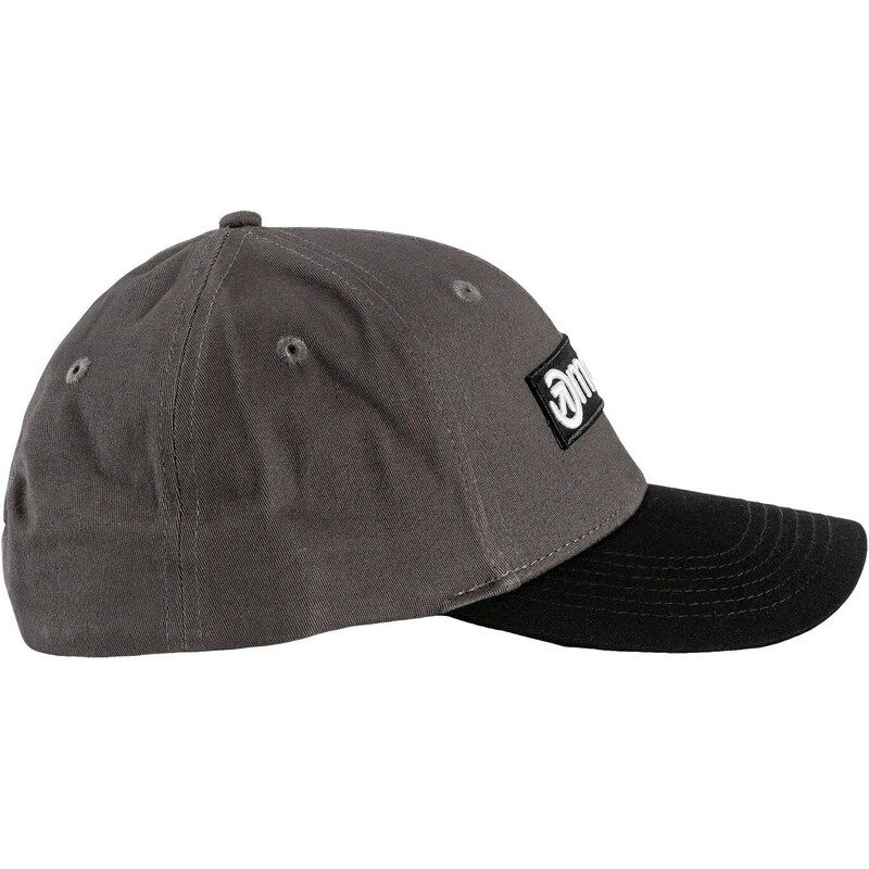 Meatfly kšiltovka Wayne Flexfit Grey / Black Basic Logo | Černá