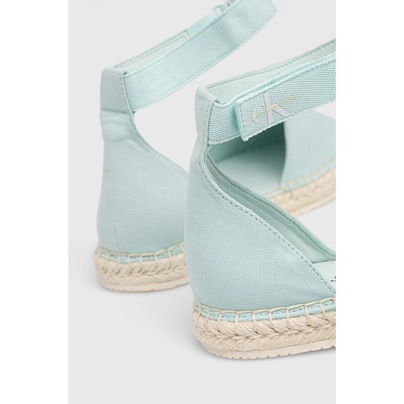 Espadrilky Calvin Klein Jeans ANKLE ESPADRILLE BTW YW0YW01027