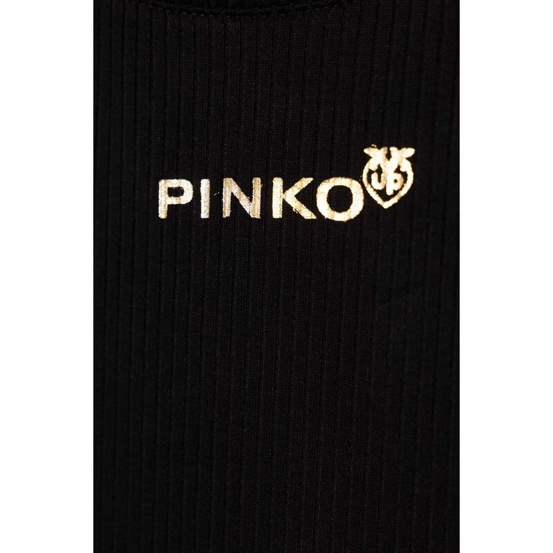 Dívčí šaty Pinko Up černá barva, mini