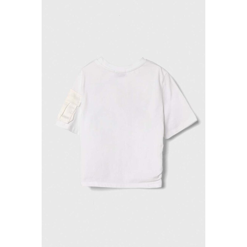 Dětské tričko Pinko Up bílá barva