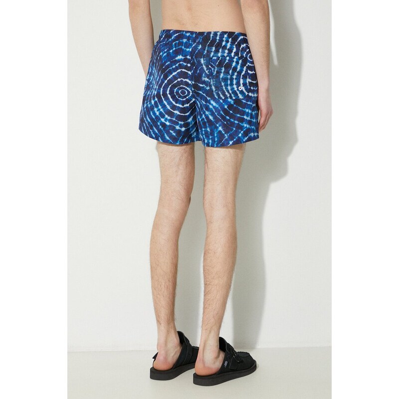 Plavkové šortky Marcelo Burlon Aop Sound Waves Swim Short CMFA003S24FAB0024501