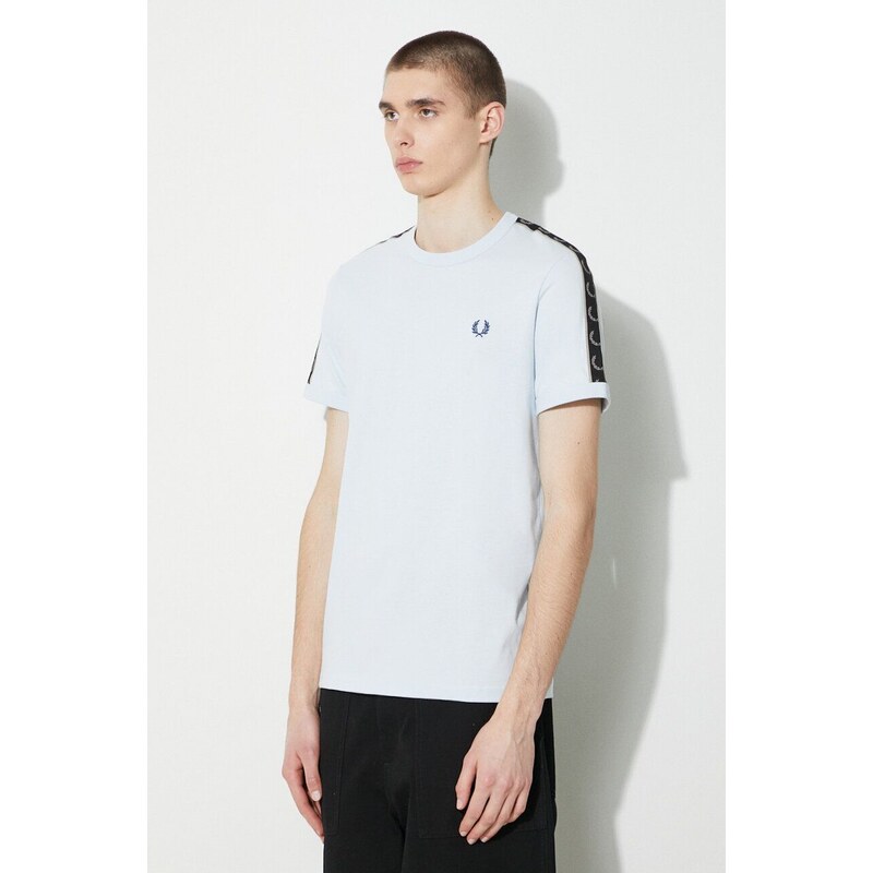 Tričko Fred Perry Contrast Tape Ringer T-Shirt s aplikací, M4613.V27