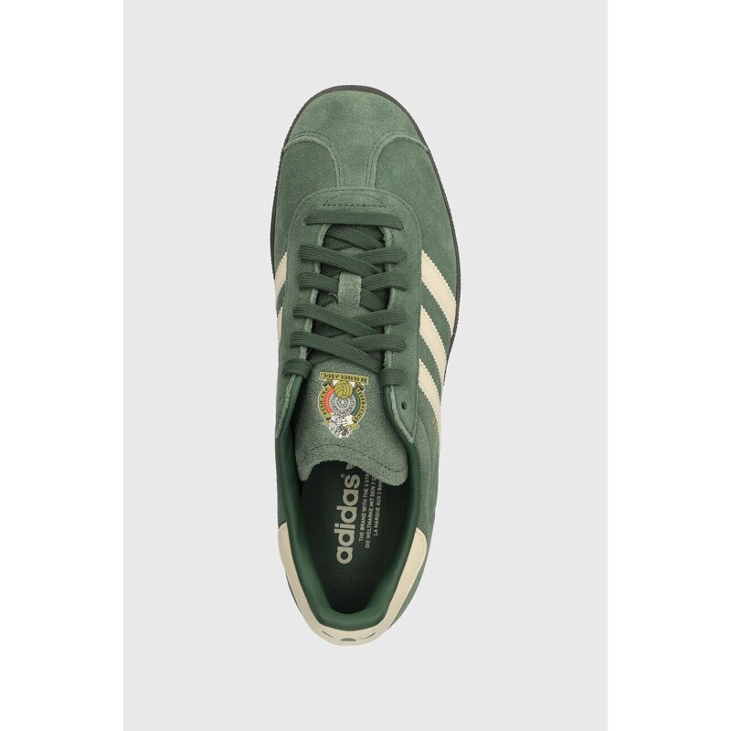 Sneakers boty adidas Originals Gazelle zelená barva, ID3726