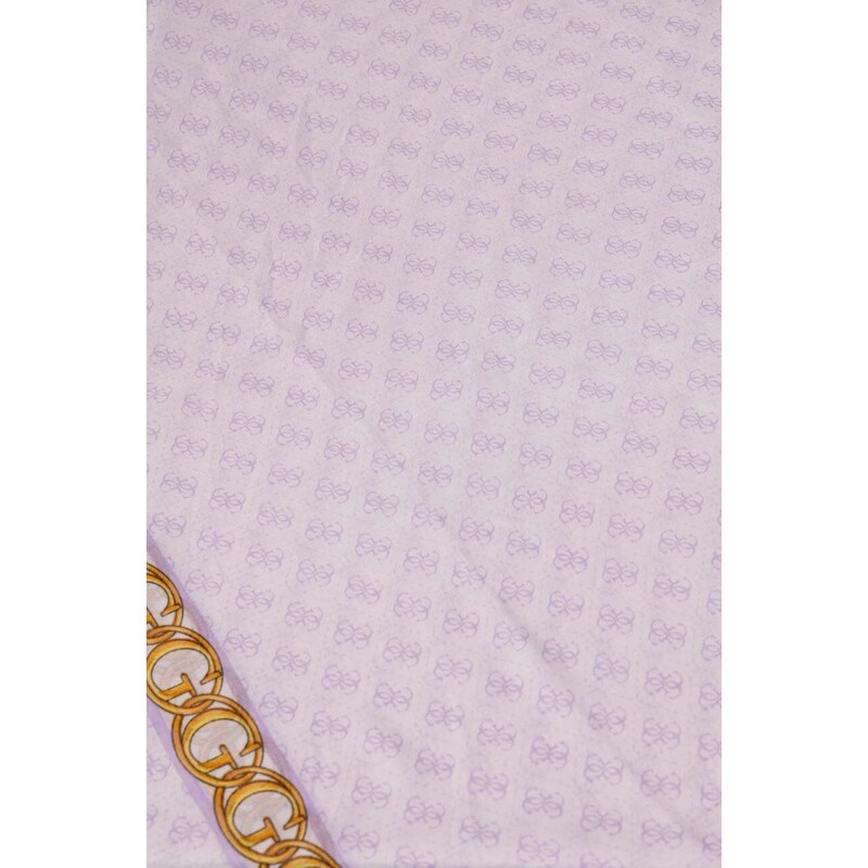 Šátek Guess NOELLE fialová barva, AW5113 POL03