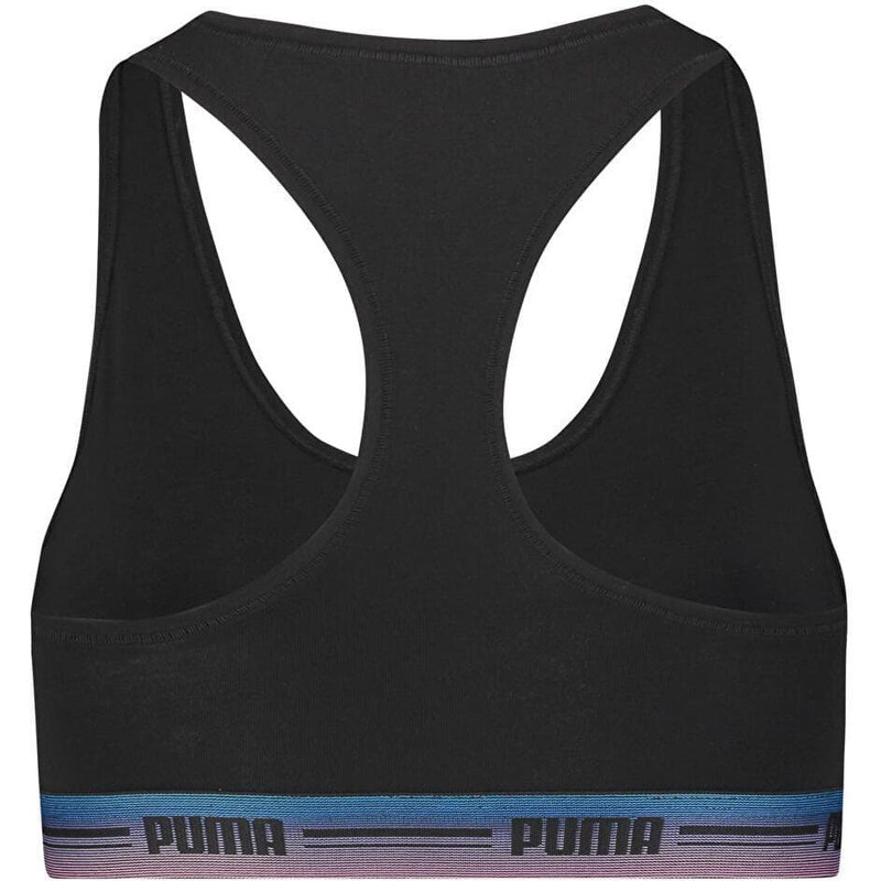 Podprsenka Puma Bodywear Top Black/ Various Logo Colors