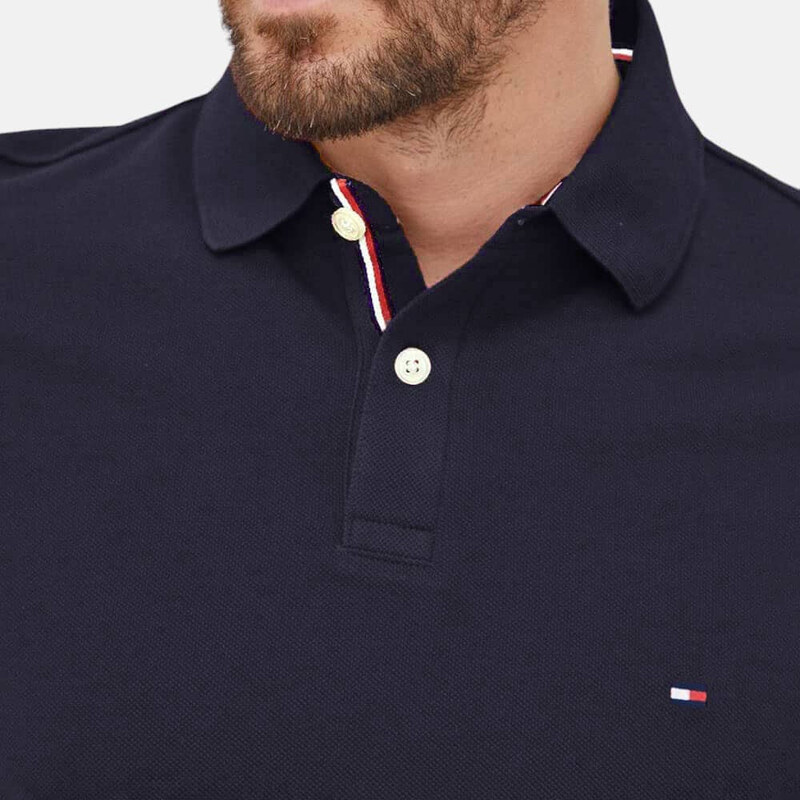 Pánské tmavě modré polo triko Tommy Hilfiger 55709