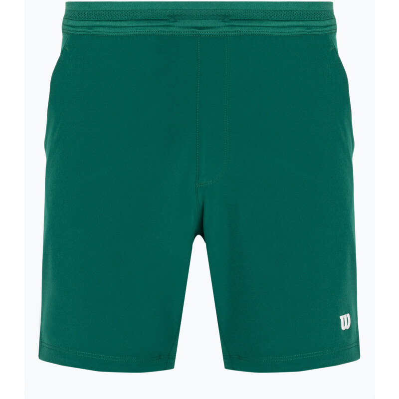 Pánské tenisové kraťasy Wilson Team 7 courtside green