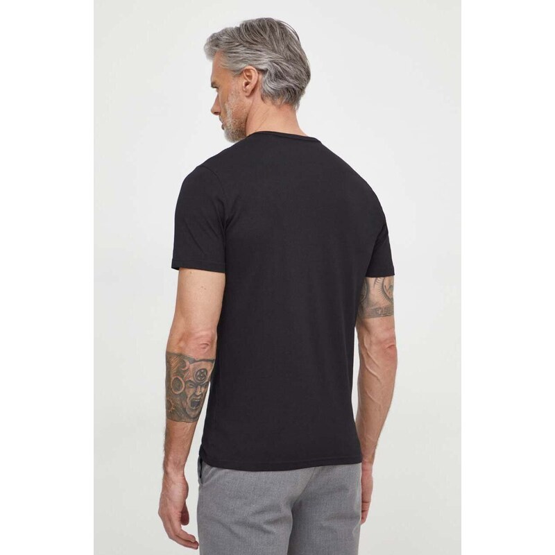 Tričko Guess černá barva, s potiskem, M4GI26 J1314