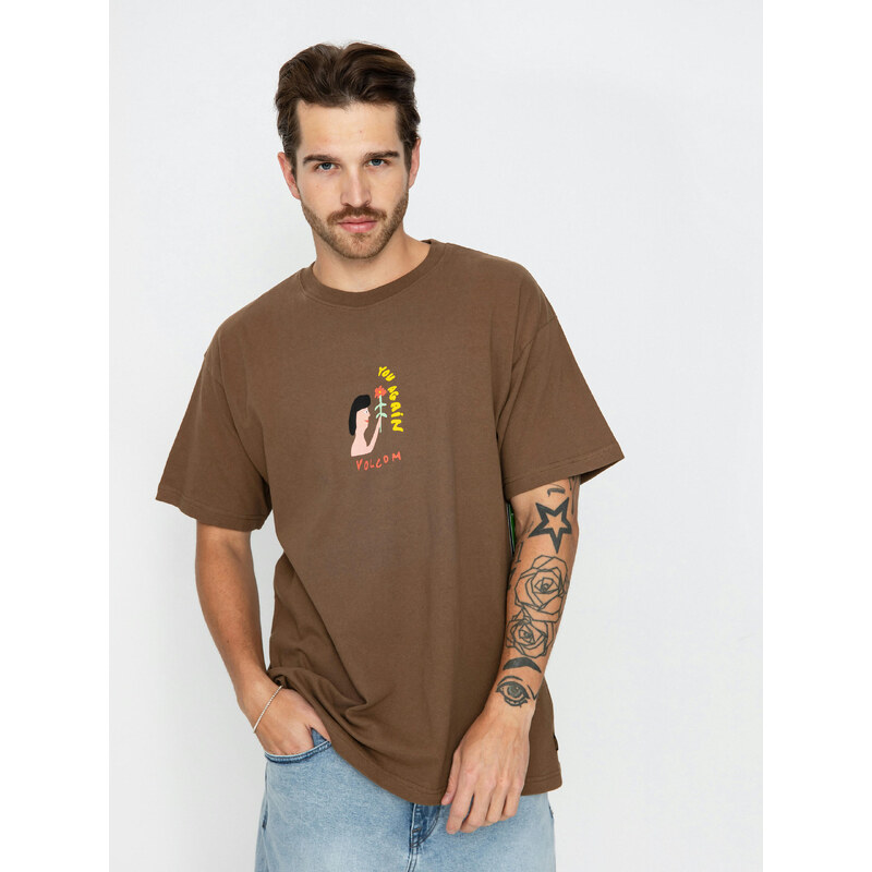 Volcom Fa Arthur Longo 1 Lse (dark earth)hnědá