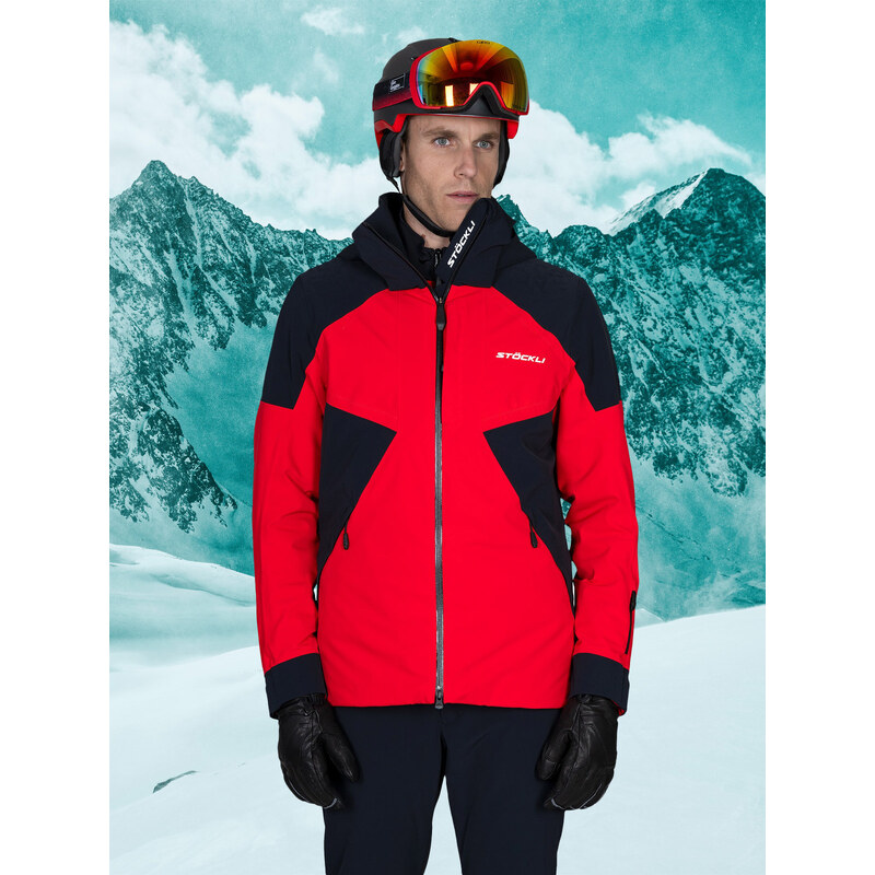 Pánská lyžařská bunda Stöckli WRT Red/Black