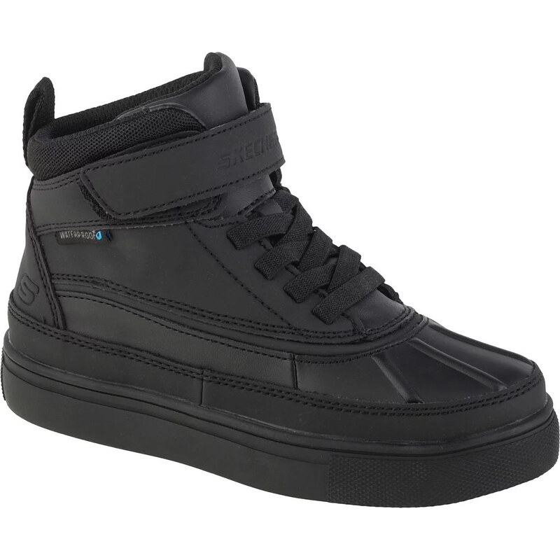 Černé kotníkové tenisky Skechers City Point - Merlox Černá