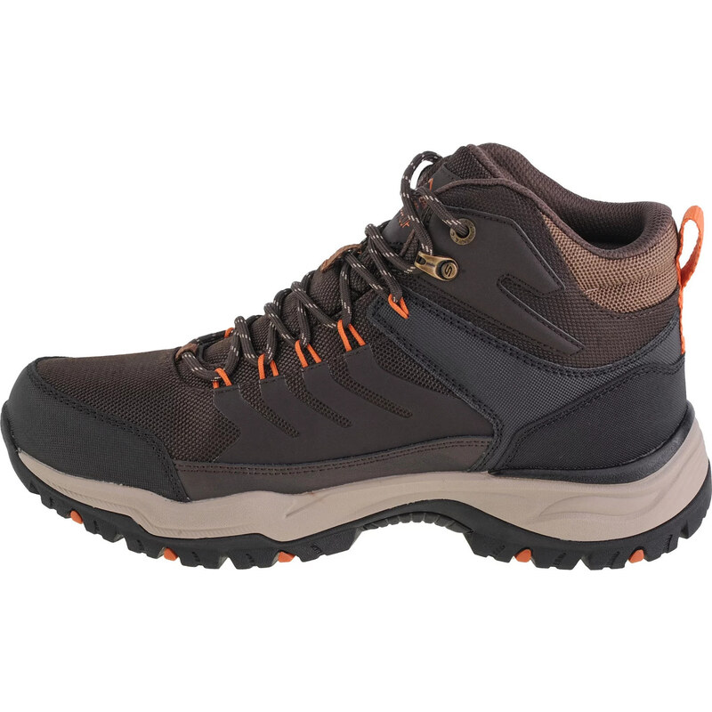 HNĚDÉ TREKKINGOVÉ BOTY SKECHERS ARCH FIT DAWSON-RAVENO Hnědá