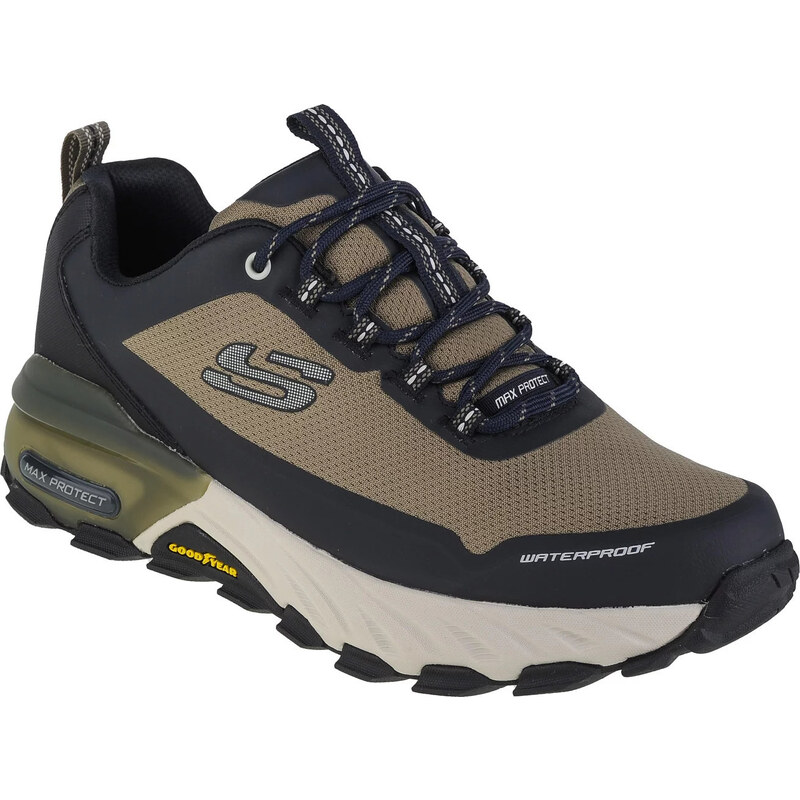 KHAKI PÁNSKÉ TENISKY SKECHERS MAX PROTECT-FAST TRACK