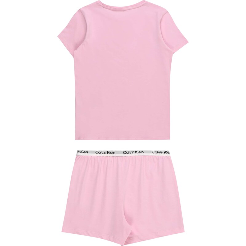Calvin Klein Underwear Pyžamo šedá / světle růžová / černá / bílá