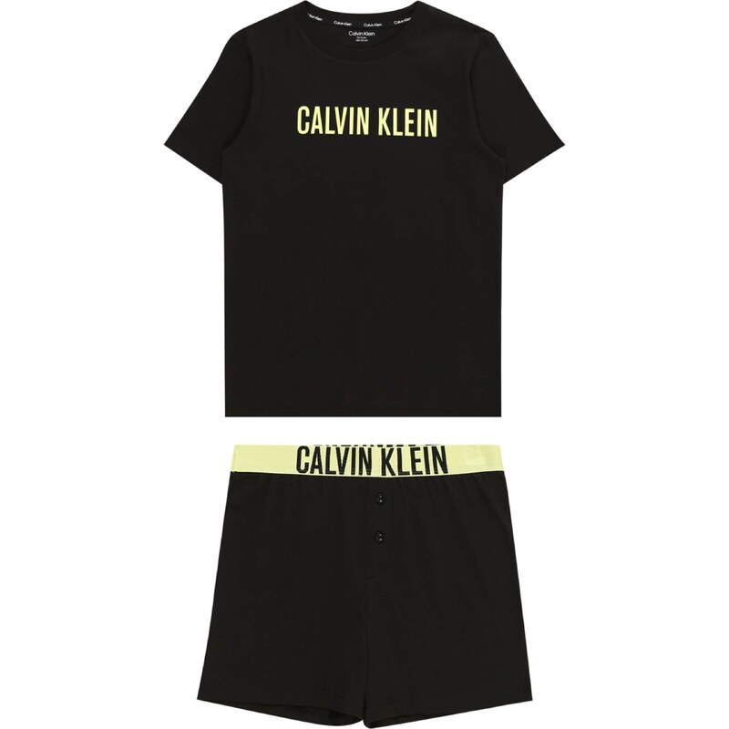Calvin Klein Underwear Pyžamo žlutá / černá