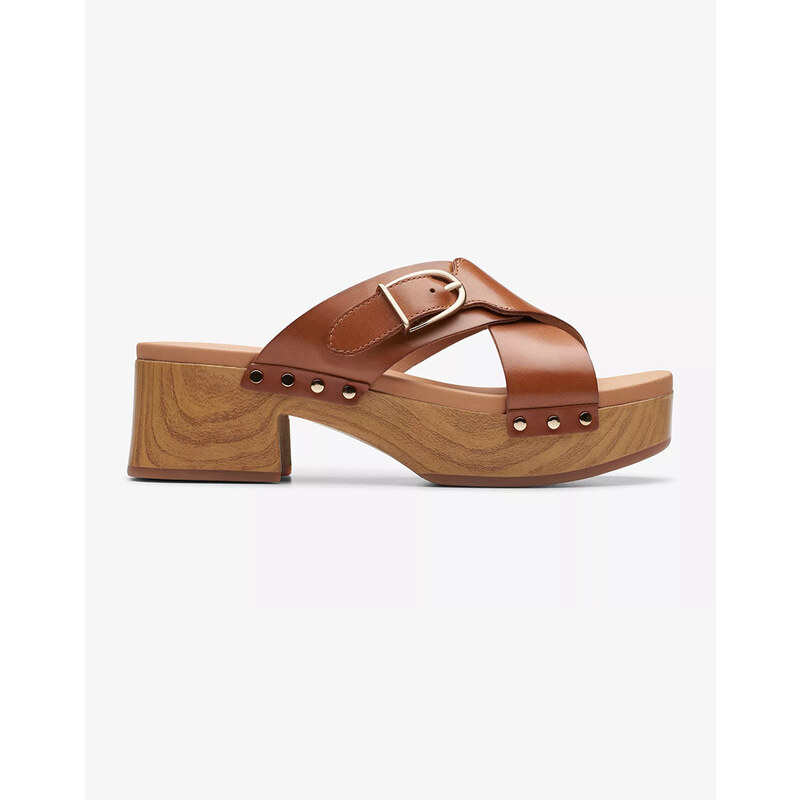 CLARKS Sivanne Walk Tan Leather