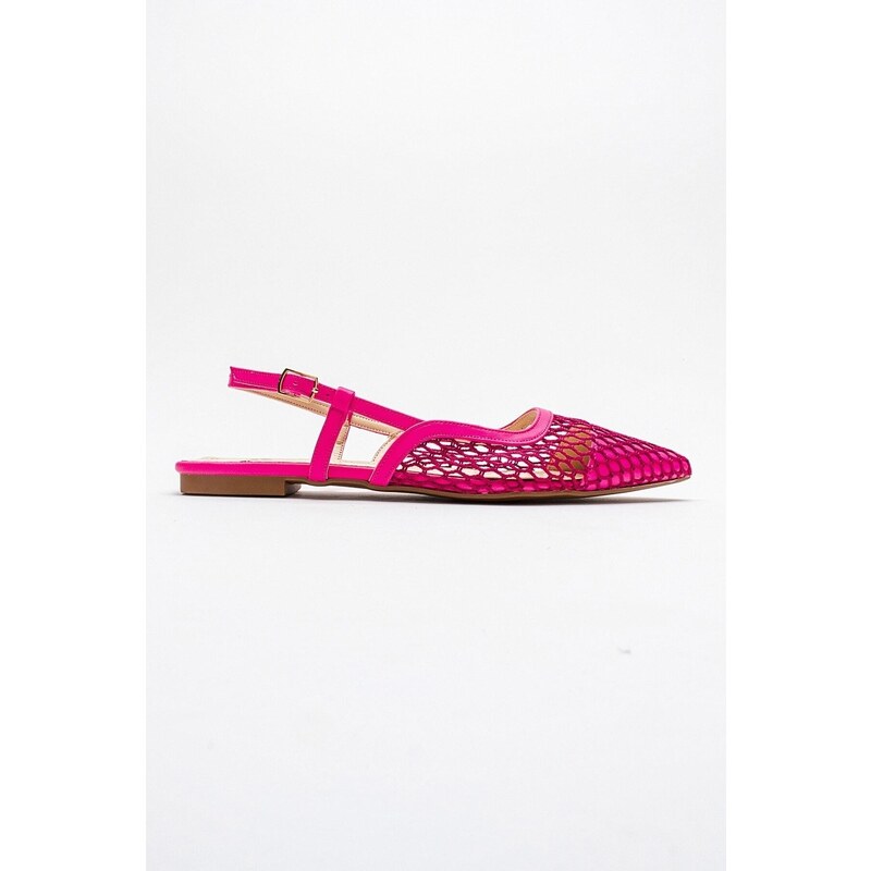 LuviShoes BRACE Women's Fuchsia Skin Sandals