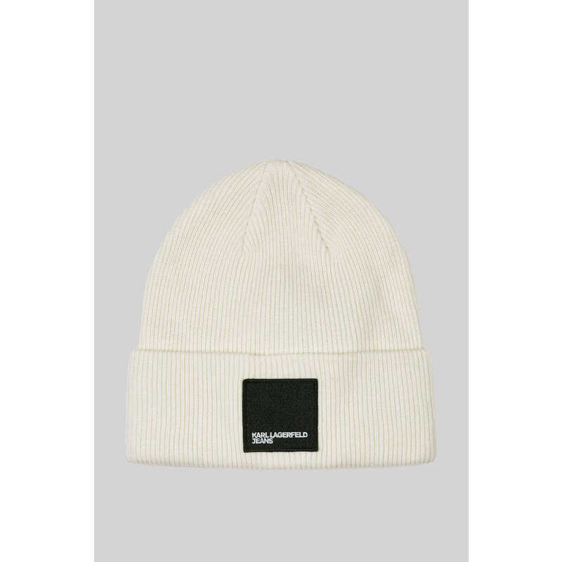 ČEPICE KARL LAGERFELD JEANS KNITTED LOGO BEANIE