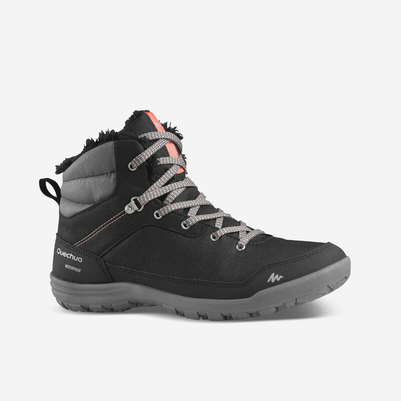 QUECHUA Dámské zimní turistické polovysoké nepromokavé boty SH 100 54189228