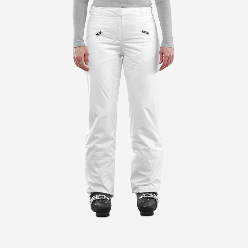 WEDZE Dámské lyžařské kalhoty 180 bílé
