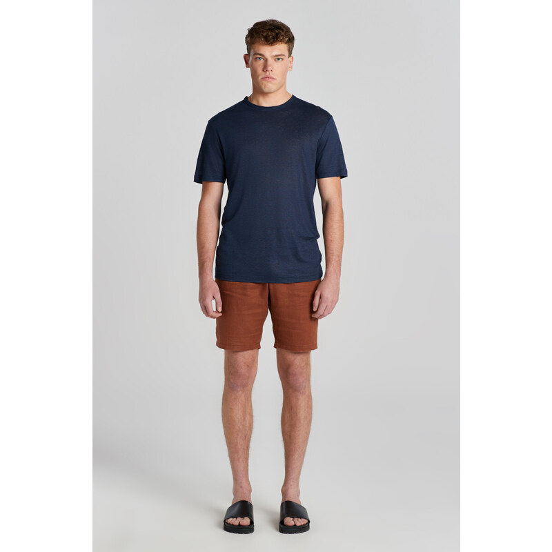 TRIČKO GANT LINEN SS T-SHIRT modrá M