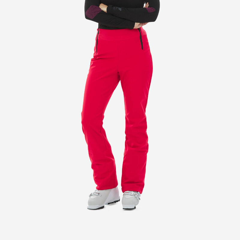 WEDZE Dámské lyžařské kalhoty 500 červené