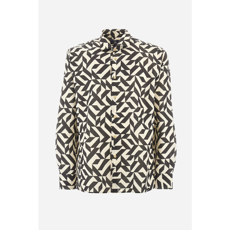 KOŠILE LA MARTINA MAN SHIRT L/S PRINTED COTTON L