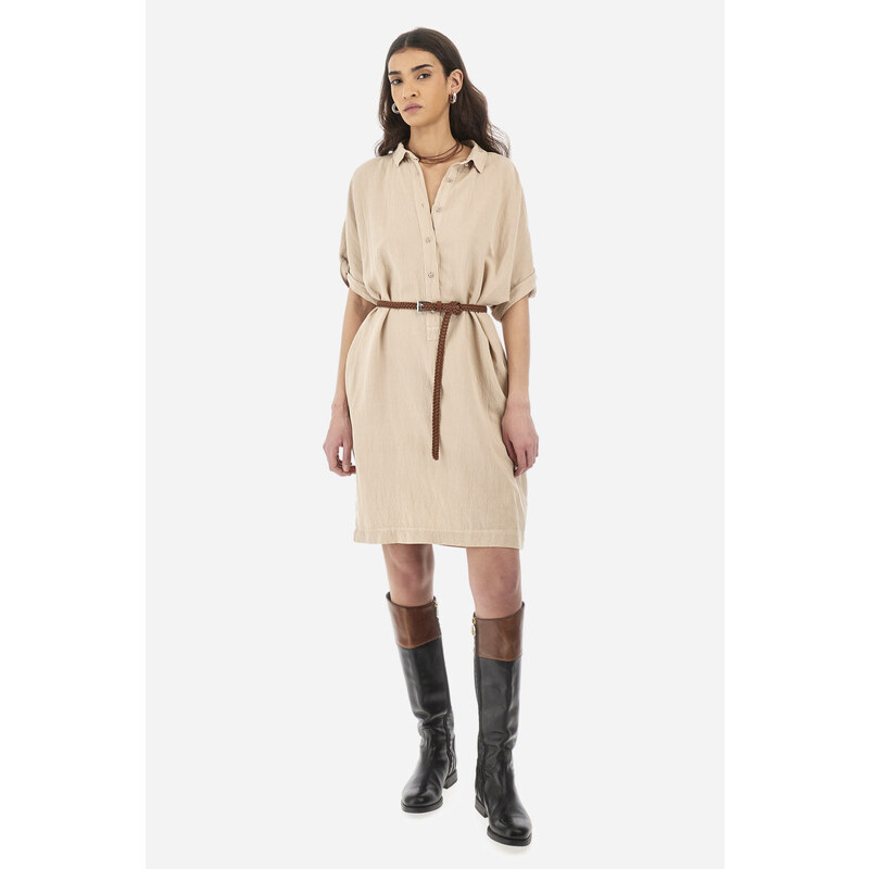 ŠATY LA MARTINA WOMAN DRESS OXFORD VISCOLI