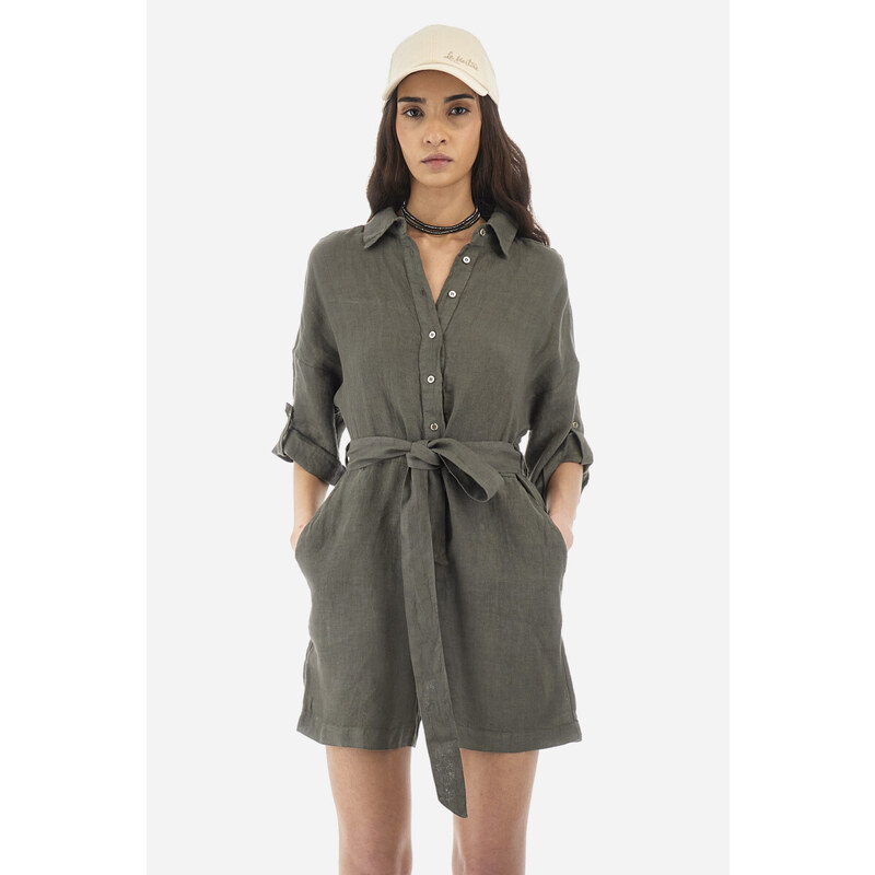 OVERAL LA MARTINA WOMAN DRESS LINEN