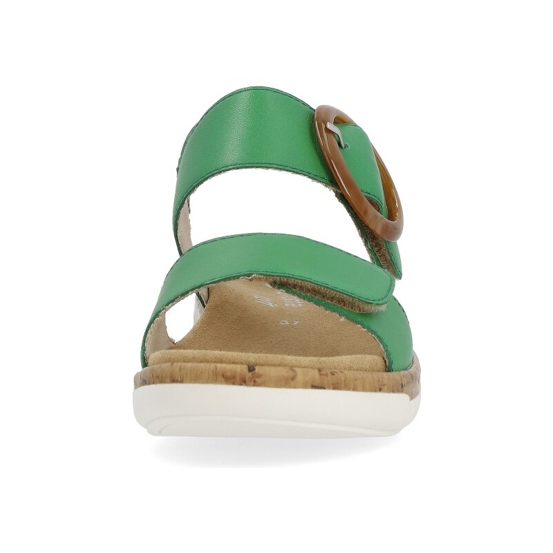 RIEKER Dámské sandály REMONTE R6853-53 zelená
