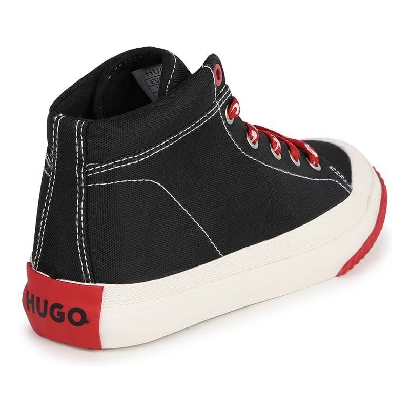 Dětské sneakers boty HUGO černá barva