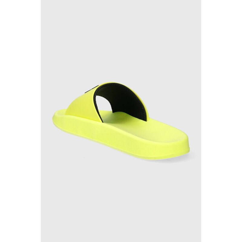 Pantofle HUGO Nil pánské, žlutá barva, 50497864
