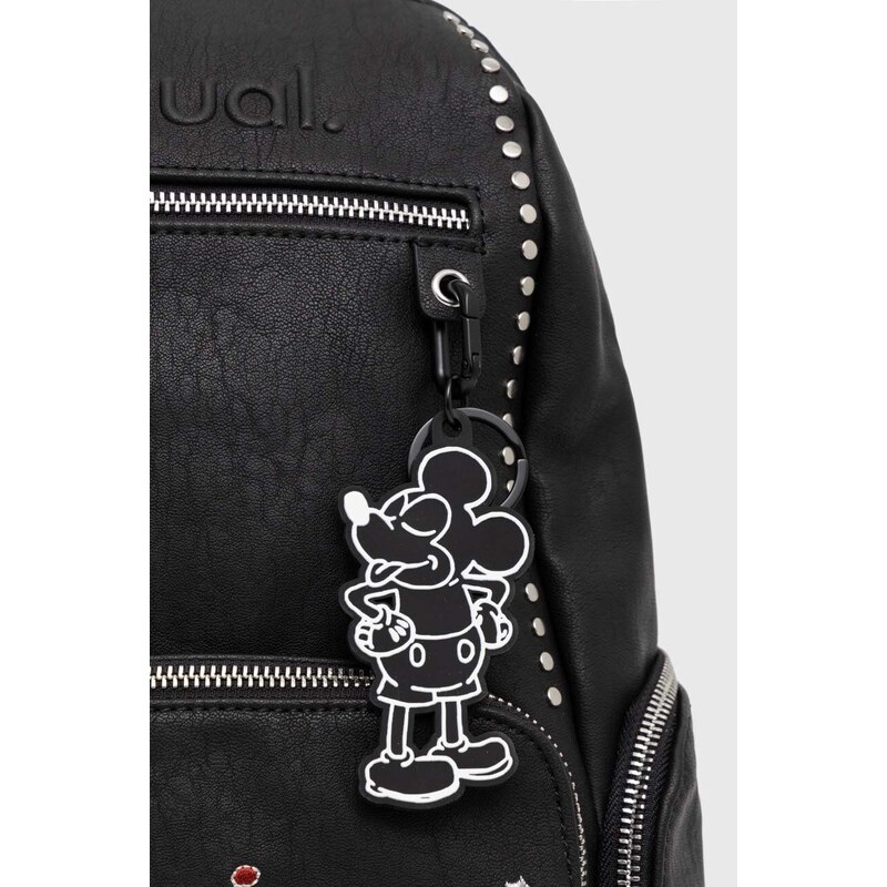 Batoh Desigual x Disney MICKEY ROCK CHESTER černá barva, velký, s aplikací, 24SAKP17