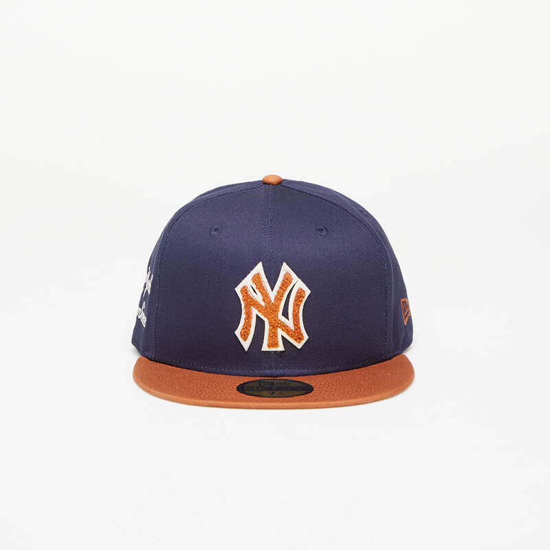 Kšiltovka New Era New York Yankees Boucle 59FIFTY Fitted Cap Navy/ Brown