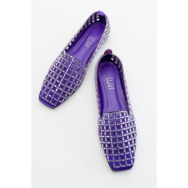 LuviShoes Hoof Purple Women's Flats