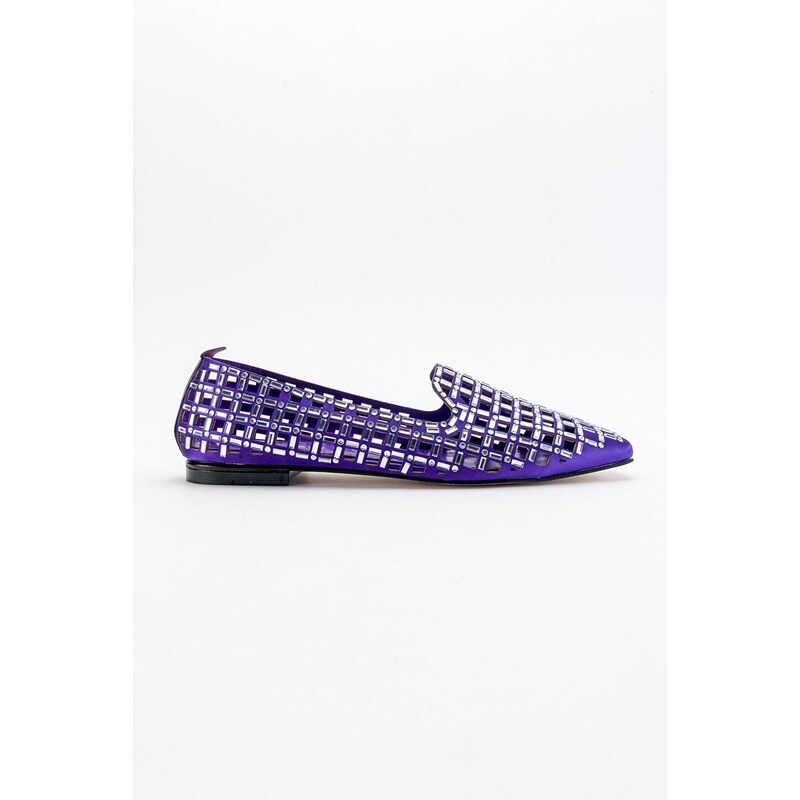 LuviShoes Hoof Purple Women's Flats