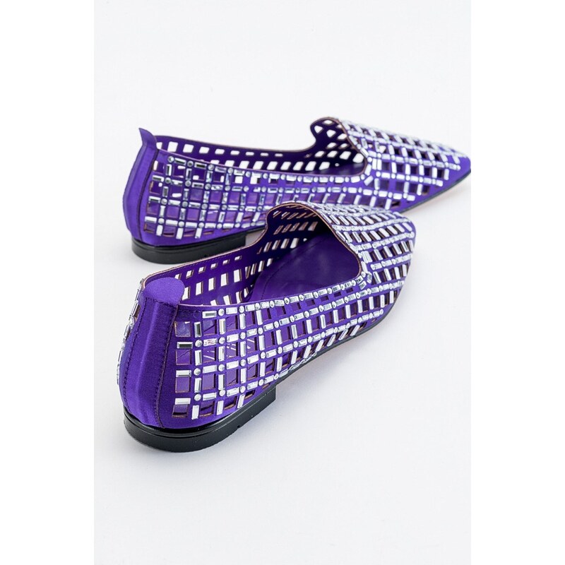 LuviShoes Hoof Purple Women's Flats