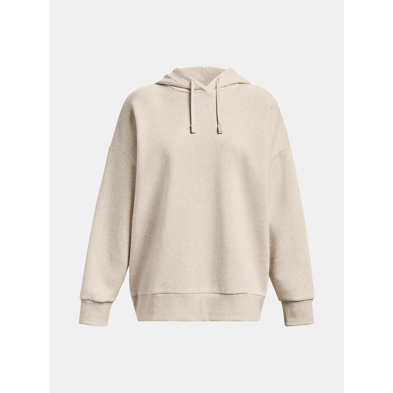 Under Armour Mikina UA Rival Fleece OS Hoodie-BRN - Dámské