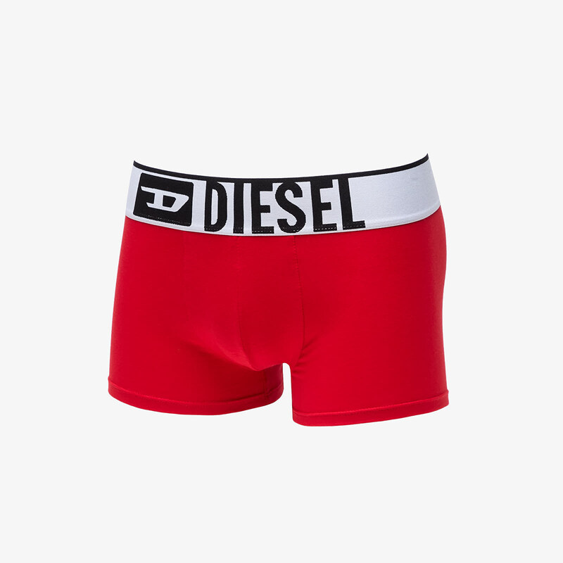 Boxerky Diesel Umbx-Damienthreepack-XL Logo Boxer 3-Pack White/ Red/ Black