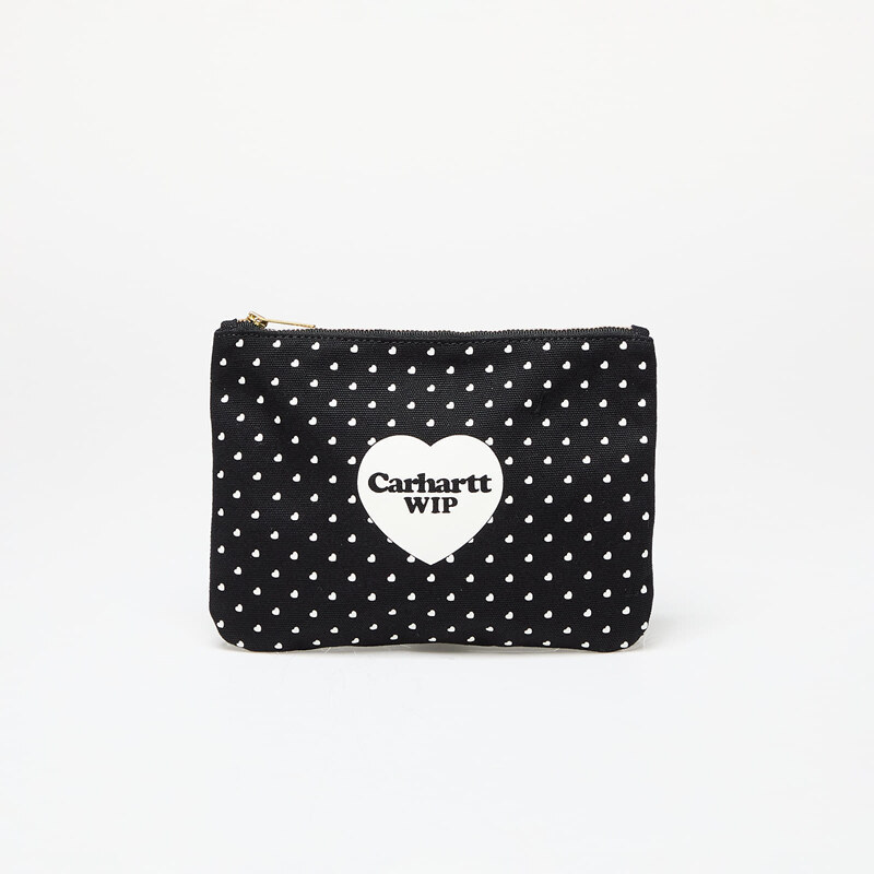 Pánská peněženka Carhartt WIP Canvas Graphic Zip Wallet Heart Bandana Print/ Black