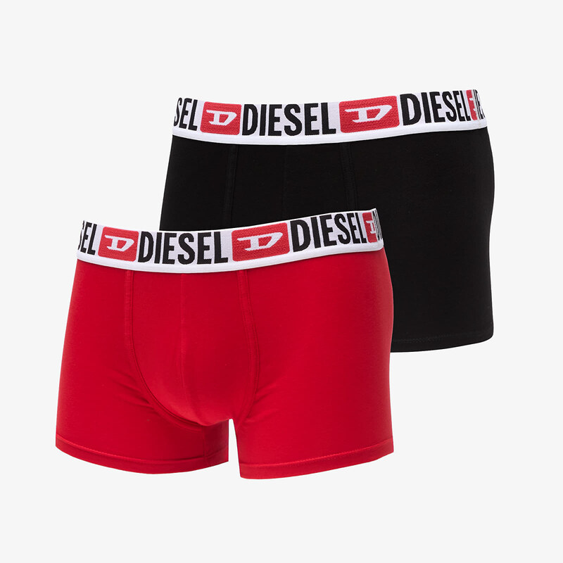 Boxerky Diesel Umbx-Damientwopack Boxer 2-Pack Red/ Black