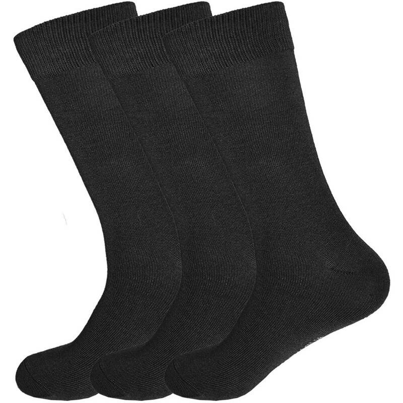3PACK ponožky Gianvaglia vysoké černé