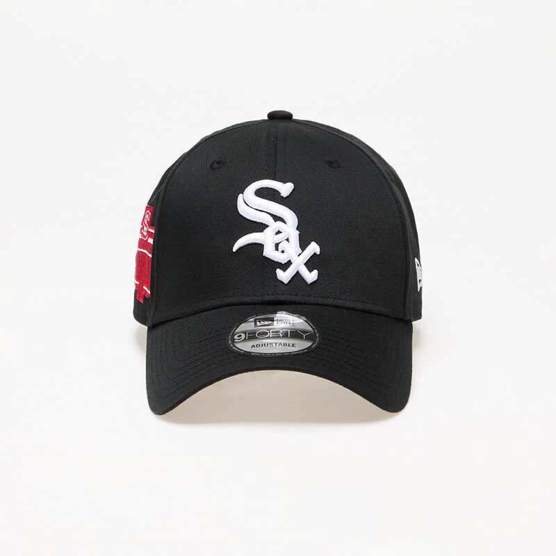 Kšiltovka New Era Chicago White Sox World Series World Series Patch 9FORTY Adjustable Cap Black