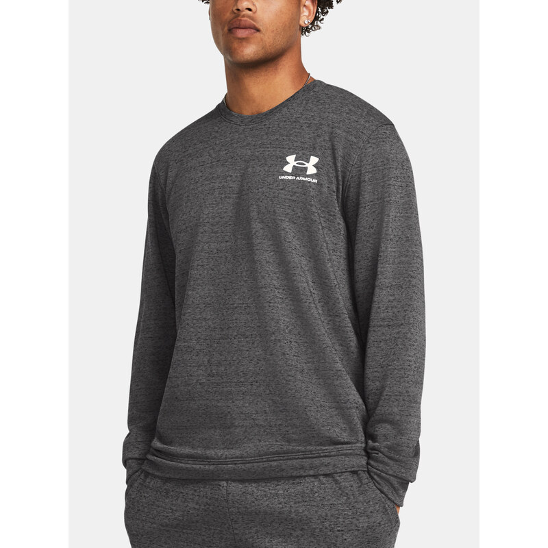 Under Armour Mikina UA Rival Terry LC Crew-GRY - Pánské