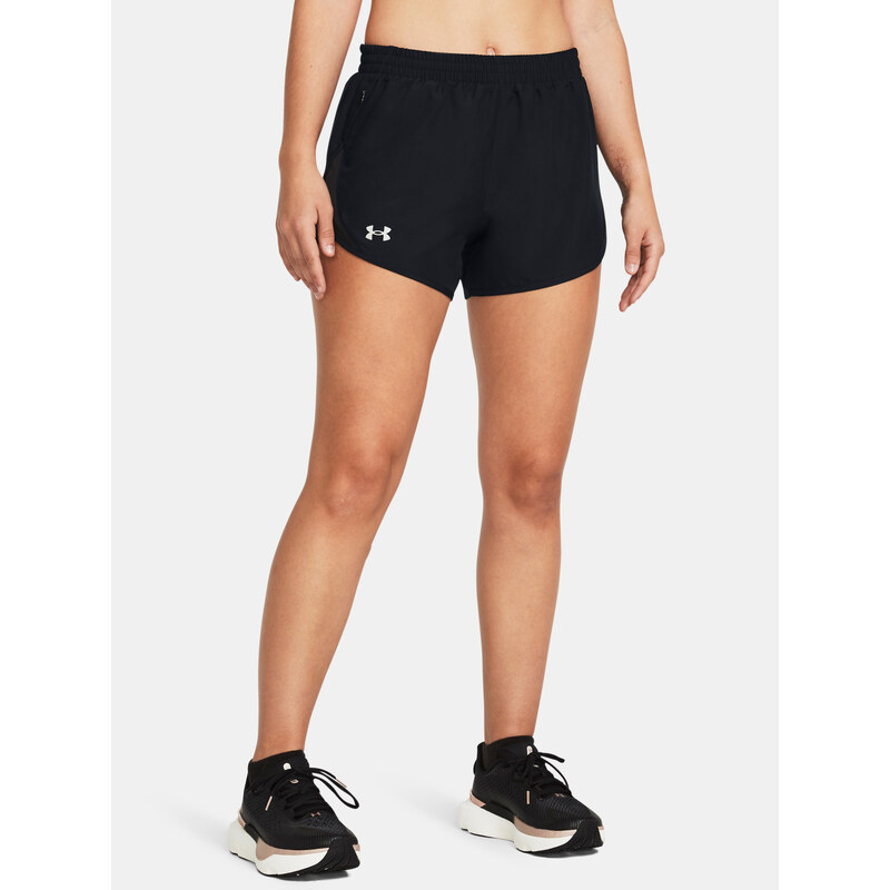 Under Armour Kraťasy UA Fly By 3 Shorts-BLK - Dámské