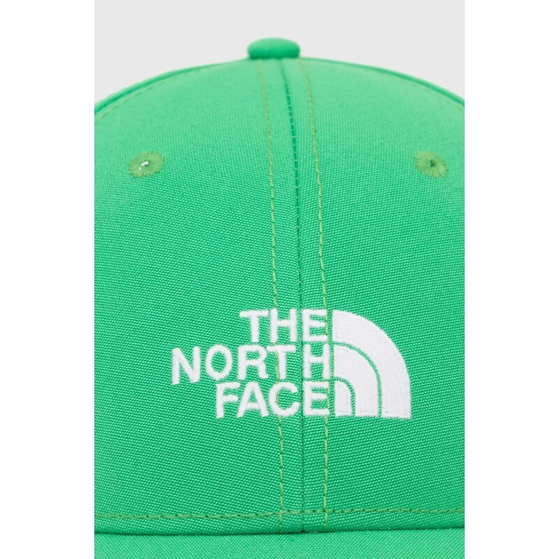Kšiltovka The North Face Recycled 66 Classic Hat zelená barva, s aplikací, NF0A4VSVPO81