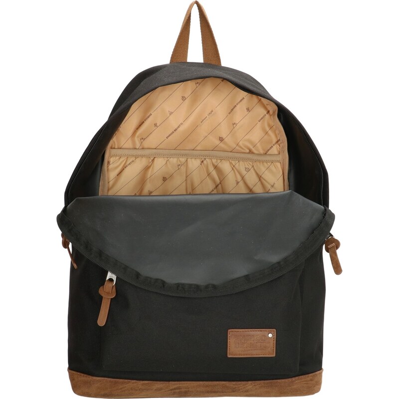 Enrico Benetti Santiago Notebook Backpack 19 l Black