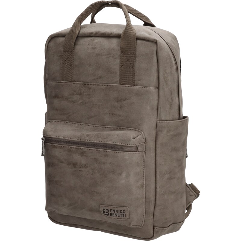 Enrico Benetti Rotterdam 13" Notebook Backpack Medium Taupe